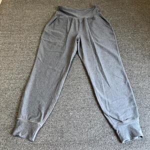 Old Navy Active Powersoft High-Rise Leggings Womens Medium Gray Stretch Logo